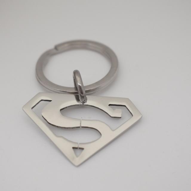 Superman Stainless Steel Keychain.jpg